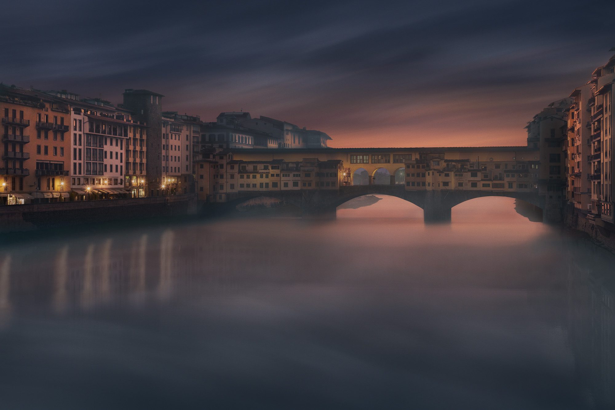 Ponte Vecchio from Ponte Santa Trinita, Florence