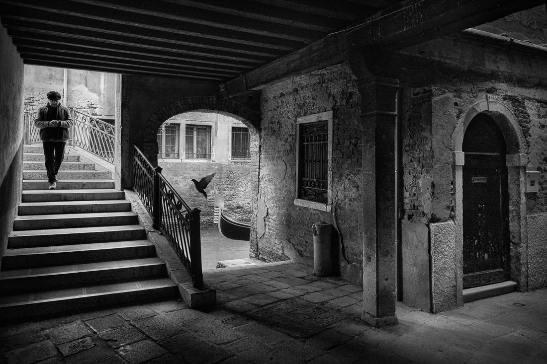 Black and White Photography in Venice, Italy